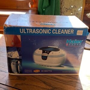 Haier Ultrasonic Cleaner BNIB Stainless Steel 1 Pint Capacity Jewelry Etc.
